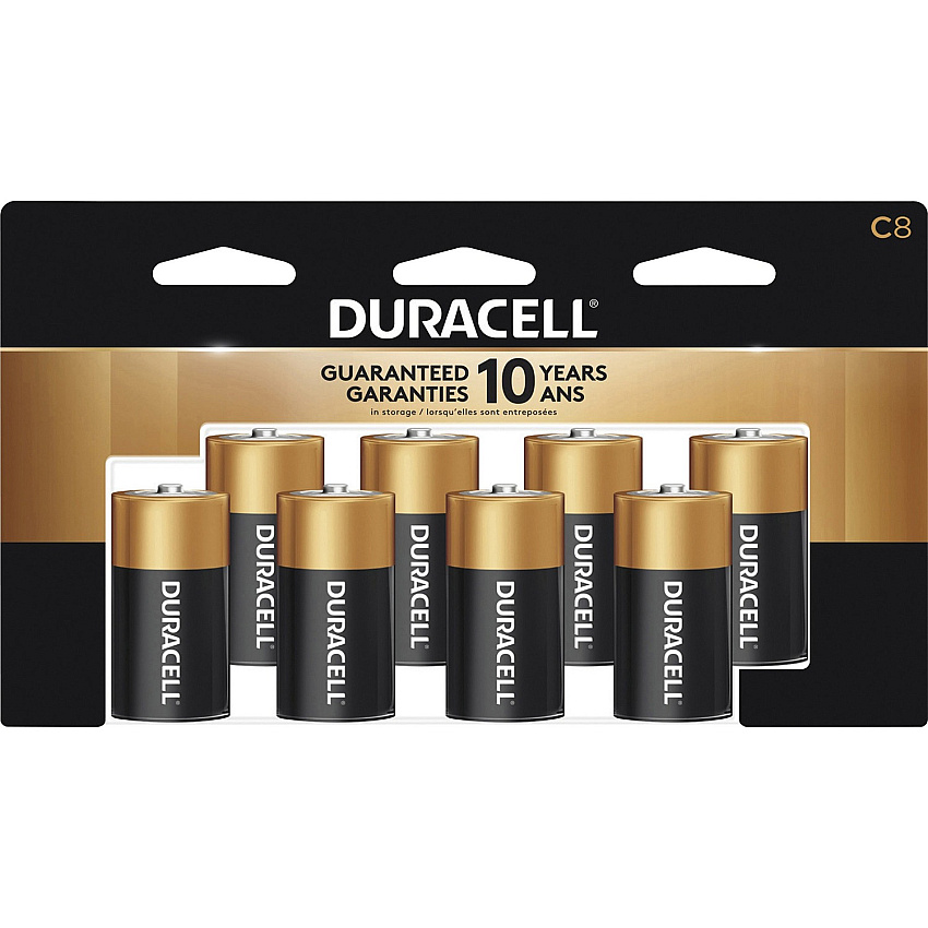 Duracell Coppertop Alkaline C Battery 8-Packs (DURMN14RT8ZCT)