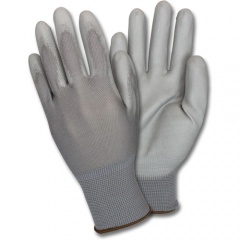 Safety Zone Gray Coated Knit Gloves (GNPUSM4GYCT)