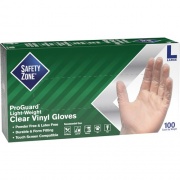 Safety Zone Powder Free Clear Vinyl Gloves (GVP9LGHHCT)