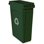 Rubbermaid Commercial Slim Jim 23-Gallon Vented Recycling Containers (354007GNCT)