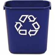 Rubbermaid Commercial 13 QT Standard Deskside Recycling Wastebaskets (295573BECT)