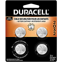 Duracell 2032 3V Lithium Battery 4-Packs (DURDL2032B4CT)