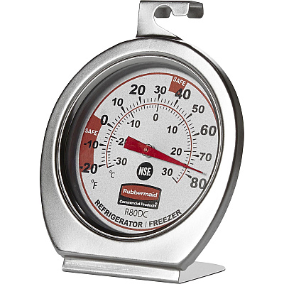 Rubbermaid Commercial Refrigerator/Freezer Thermometers (RCPPELR80DCCT)