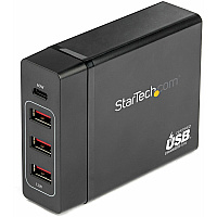 StarTech Usb C Laptop Charger Hub 60w Pd/3x Usb-a (DCH1C3A)