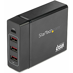 StarTech Usb C Laptop Charger Hub 60w Pd/3x Usb-a (DCH1C3A)