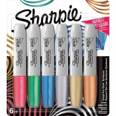 Sharpie Metallic Ink Chisel Tip Permanent Markers (2089634)