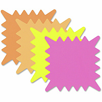 Cosco 5x5 Fluorescent Die-cut Sign (COS090244)