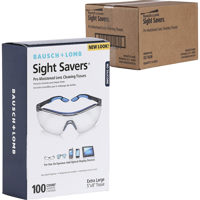 Bausch & Lomb Bausch & Lomb Sight Savers Lens Cleaning Tissues (BAL8574GMCT)