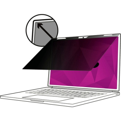 3M High Clarity Privacy Filter Black, Glossy (HCNAP004)