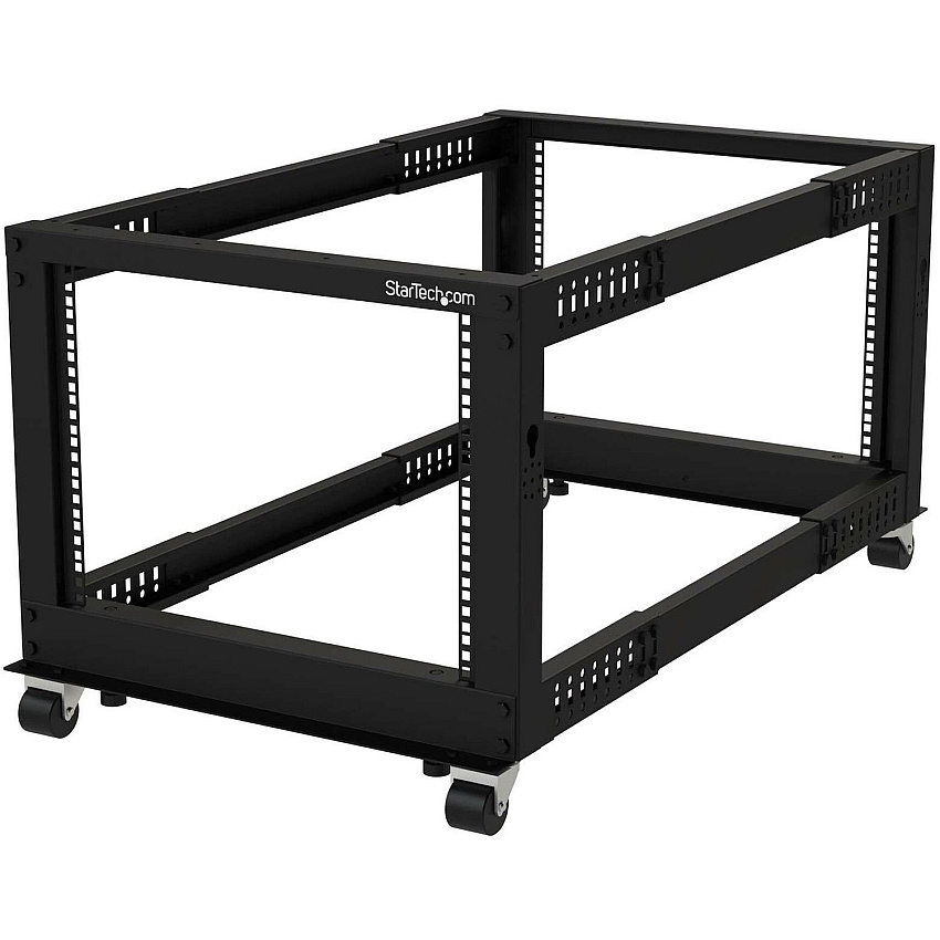 StarTech 8u 19in Open Frame Server Rack 22-40in (4POSTRACK8U)