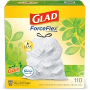 Glad ForceFlex Tall Kitchen Drawstring Trash Bags (79114)