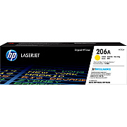 HP 206A Original Laser Toner Cartridge - Yellow - 1 Each (HEWW2112A)