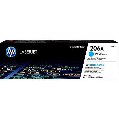 HP 206A Original Laser Toner Cartridge - Cyan - 1 Each (HEWW2111A)