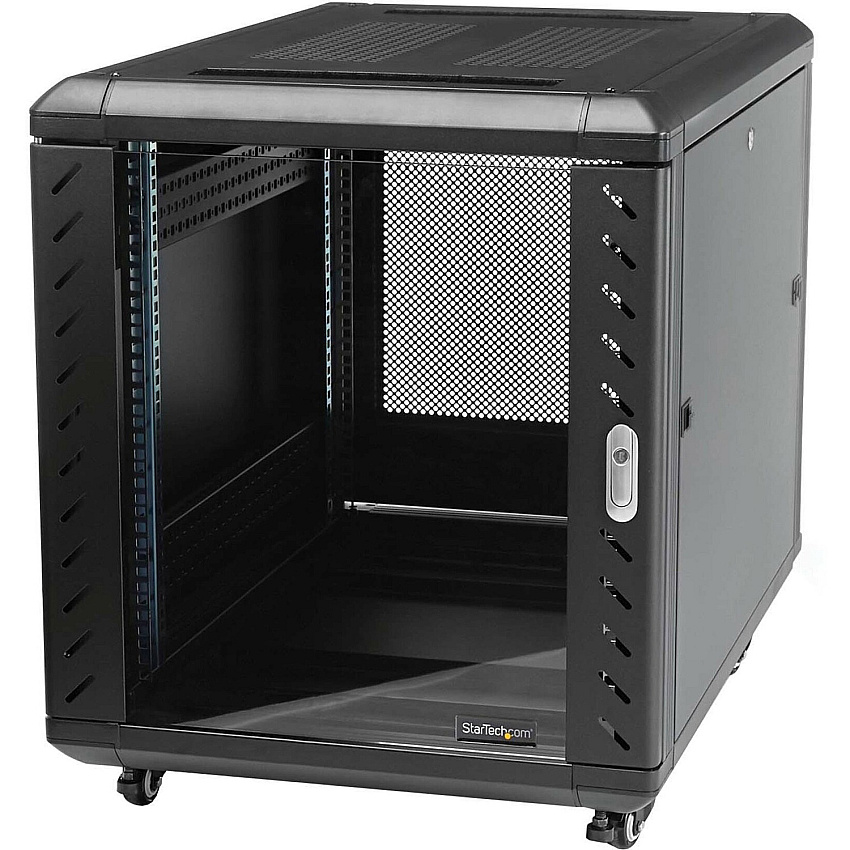 StarTech 15u 19in Mobile It Server Rack Cabinet (RK1536BKF)