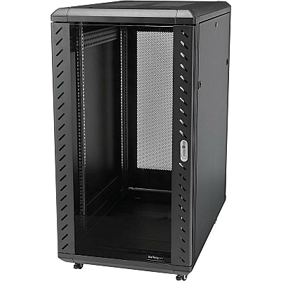 StarTech 18u 19in Mobile It Server Rack Cabinet (RK1836BKF)