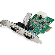StarTech 2port Pcie Rs232 Serial Db9 Adapter Card (PEX2S953)
