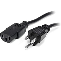 StarTech 10ft Power Cord, Nema 5-15p To C13 Cable (PXT1011010PK)