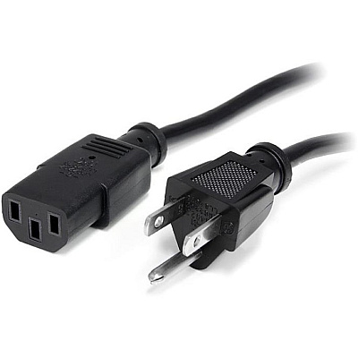 StarTech 10ft Power Cord, Nema 5-15p To C13 Cable (PXT1011010PK)
