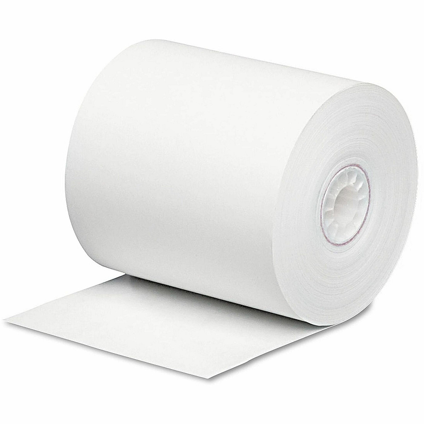 Universal Impact and Inkjet Printing Bond Paper Rolls, 0.5" Core, 3" x 165 ft, White (42300RL)