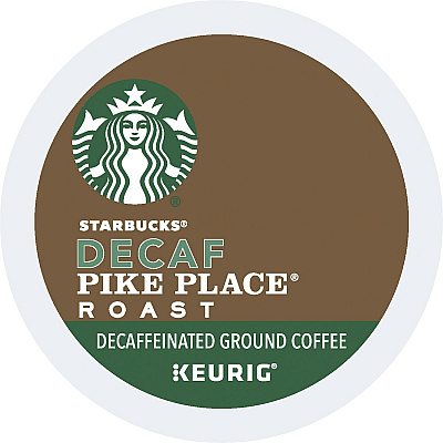 Starbucks K-Cup Decaf Pike Place Roast Coffee (SBK12434952)