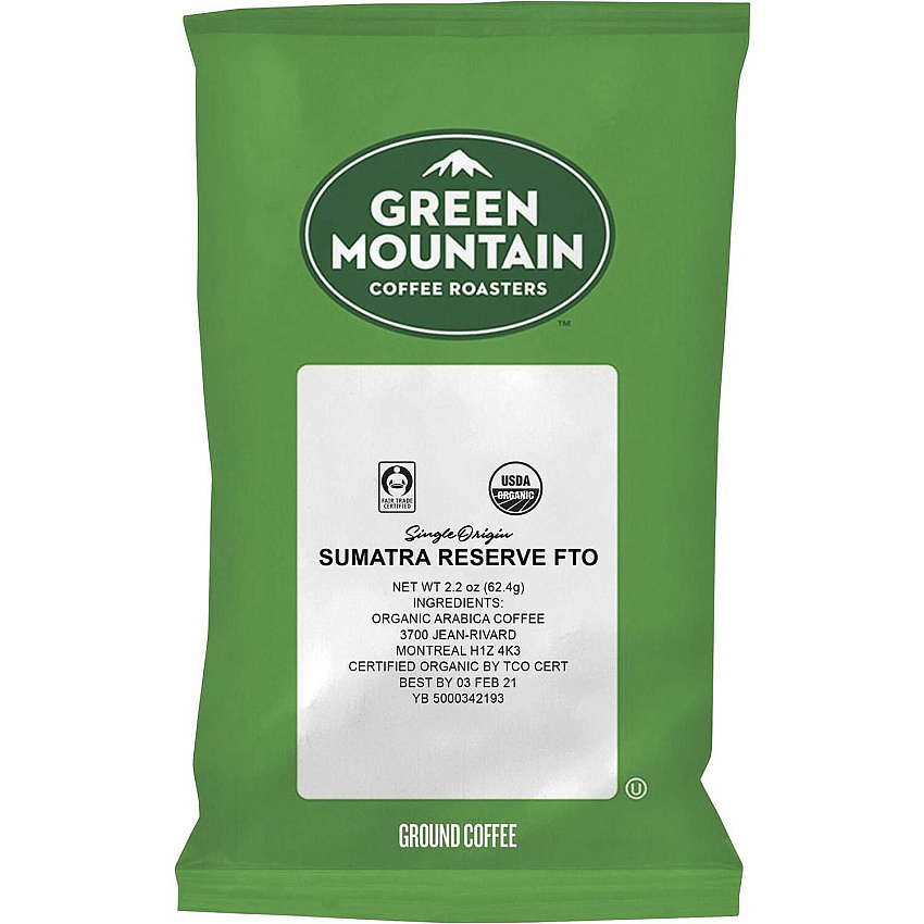Green Mountain Coffee Roasters Sumatra Reserve Organic Coffee (GMT8287)