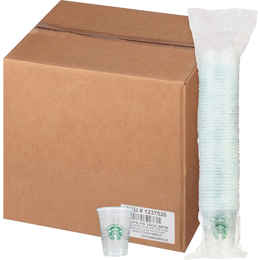 We Proudly Serve 16 oz Cold Cups (SBK12420820)