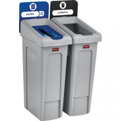 Rubbermaid Commercial Slim Jim Recycling Station (2007915)