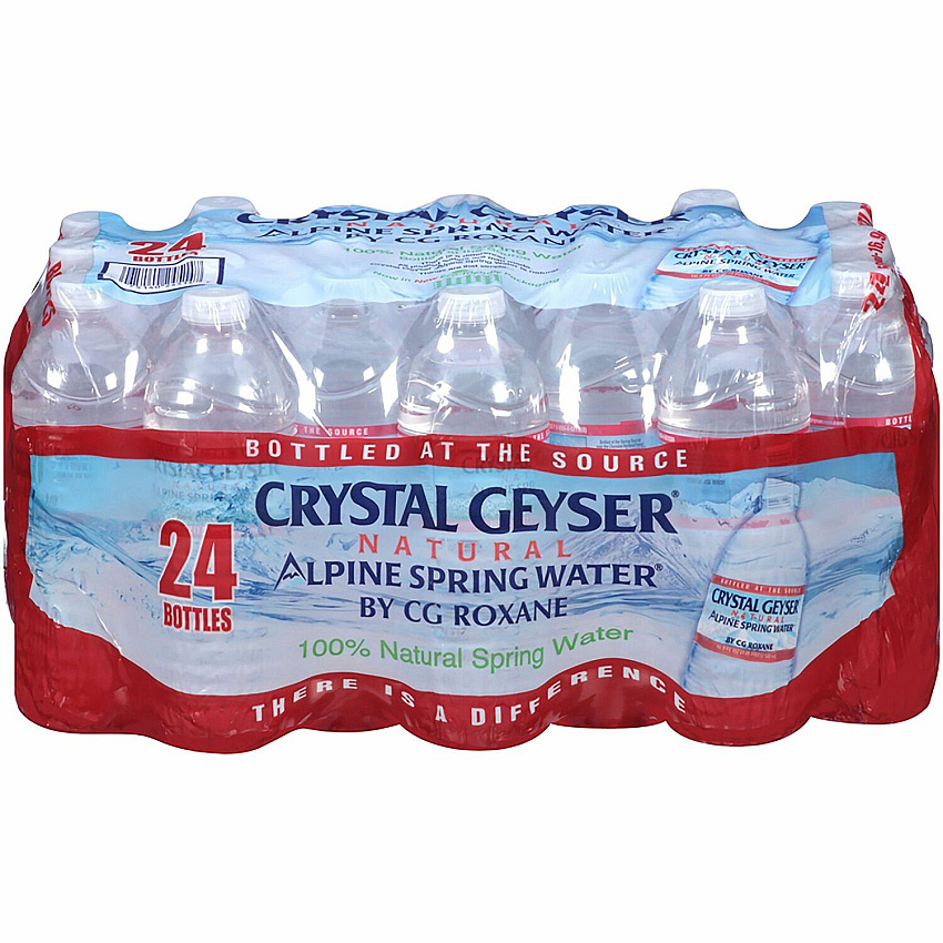 Crystal Geyser Water Alpine Spring Bottled Water (CGW24514CT)