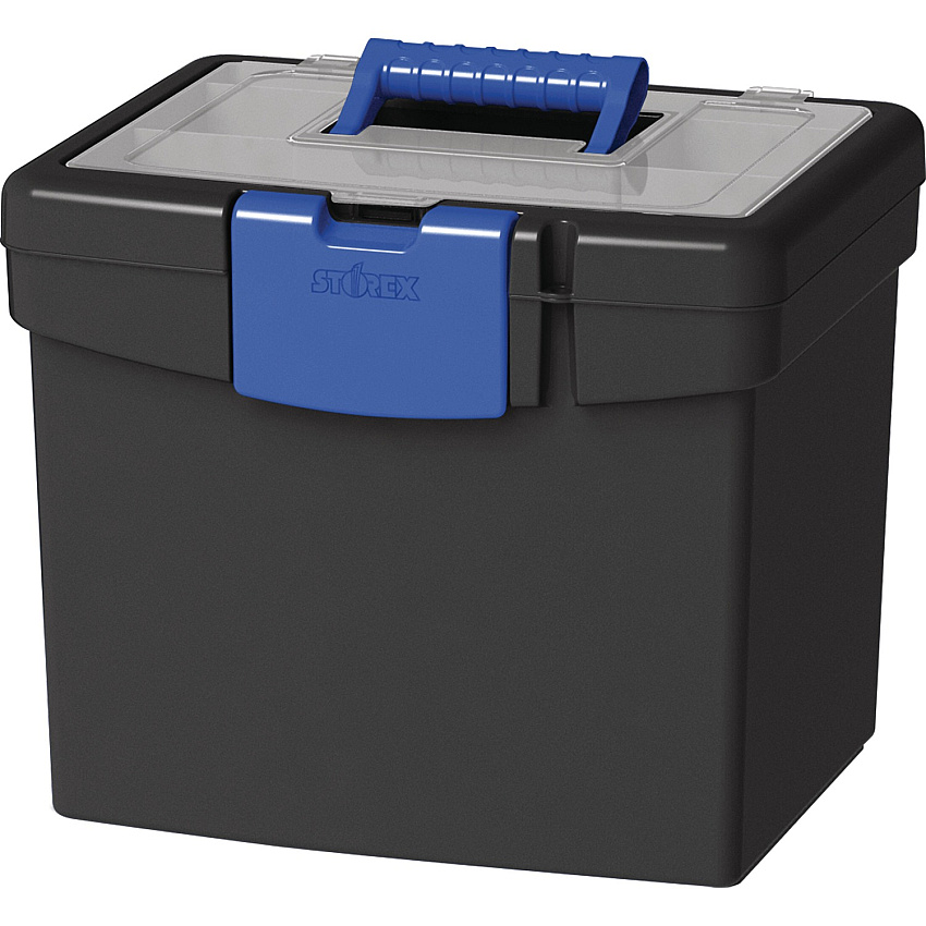 Storex File Storage Box with XL Storage Lid (STX61415B02C)
