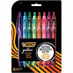 BIC Gel-ocity Quick Dry Assorted Colors Gel Pens (BICRGLCGAP81AST)