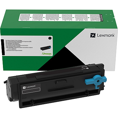 Lexmark Unison Original High Yield Laser Toner Cartridge - Black - 1 Pack (LEX55B1H0E)