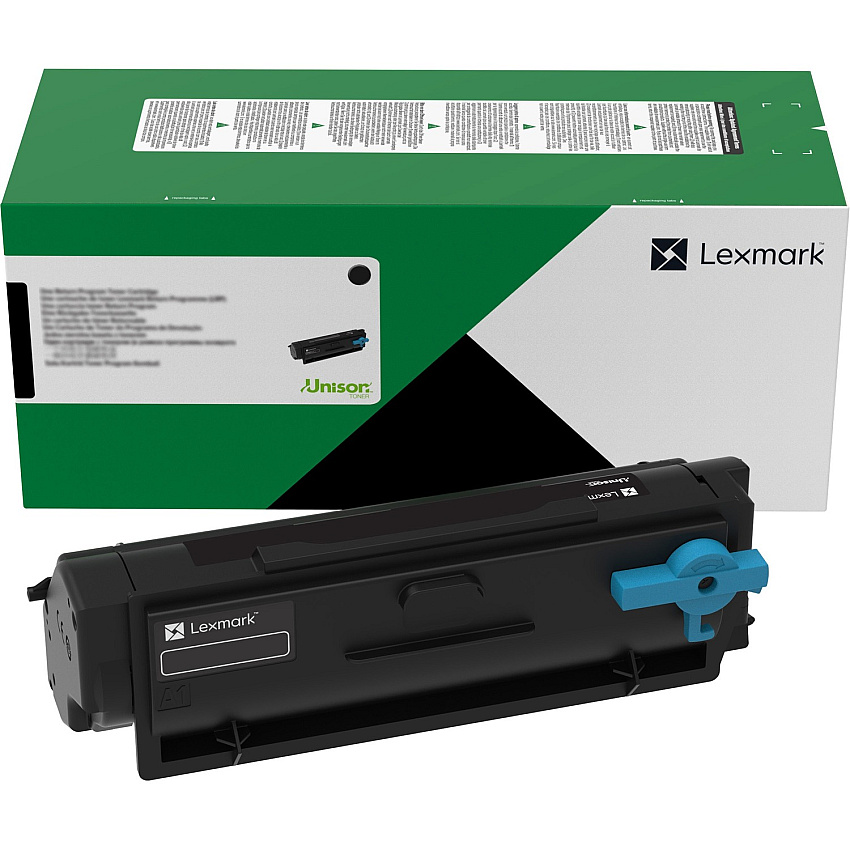 Lexmark Unison Original High Yield Laser Toner Cartridge - Black - 1 Pack (LEX55B1H0E)