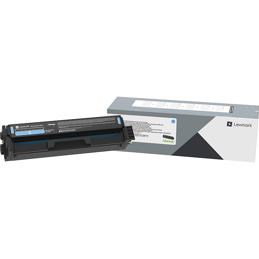 Lexmark Unison Original Extra High Yield Laser Toner Cartridge - Cyan - 1 Each (LEXC341XC0)