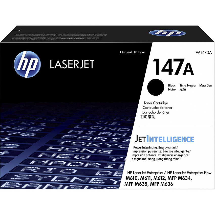 HP 147A Original Laser Toner Cartridge - Black - 1 / Carton (HEWW1470A)
