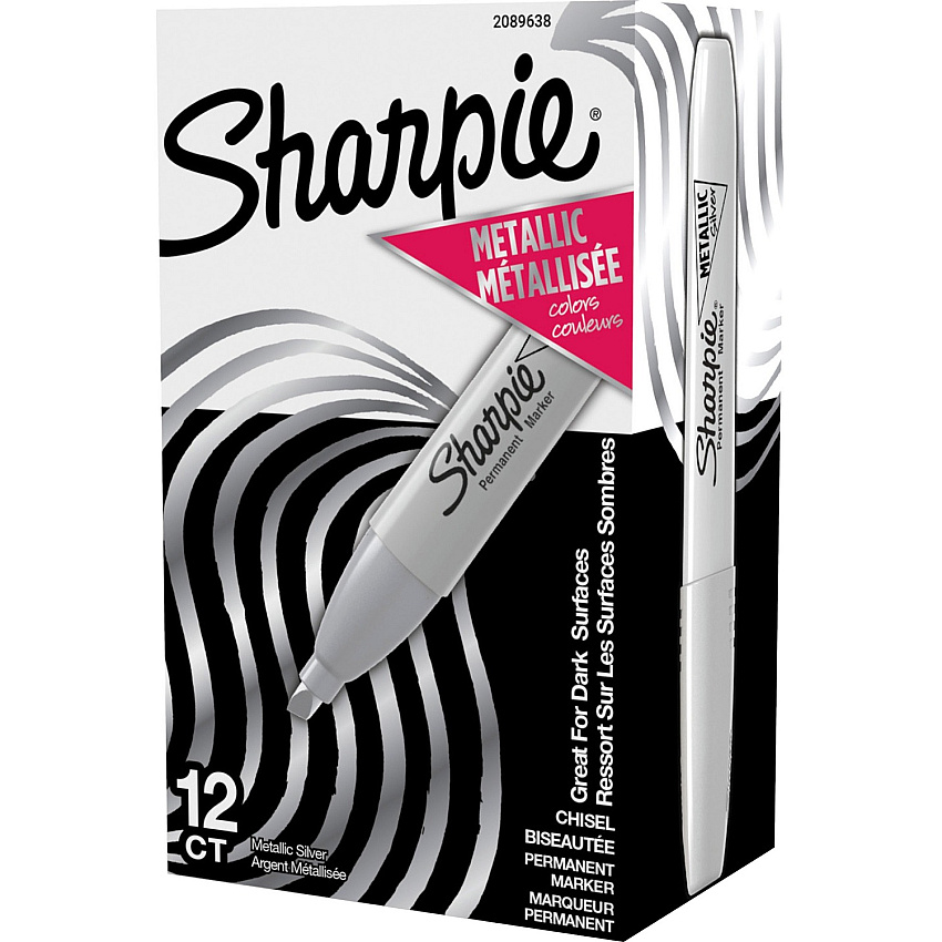 Sharpie Metallic Ink Chisel Tip Permanent Markers (SAN2089638)