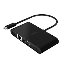 Belkin USB-C Multimedia + Charge Adapter (BLKAVC004BKBL)