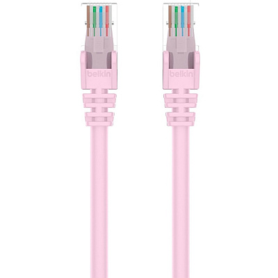 Belkin Cbl,cat6,utp,rj45m/m,75 ,pnk,sngl (A3L98075PNKS)