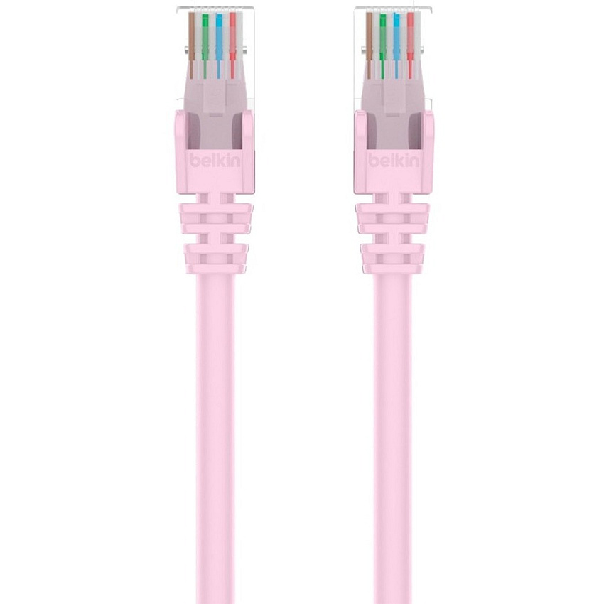 Belkin Cbl,cat6,utp,rj45m/m,75 ,pnk,sngl (A3L98075PNKS)