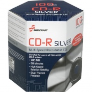 Skilcraft CD Recordable Media - CD-R - 52x - 700 MB - 100 Pack Box - TAA Compliant (6582773)