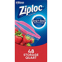Ziploc&reg; Quart Storage Seal Top Bags (314469) (SJN314469BX)