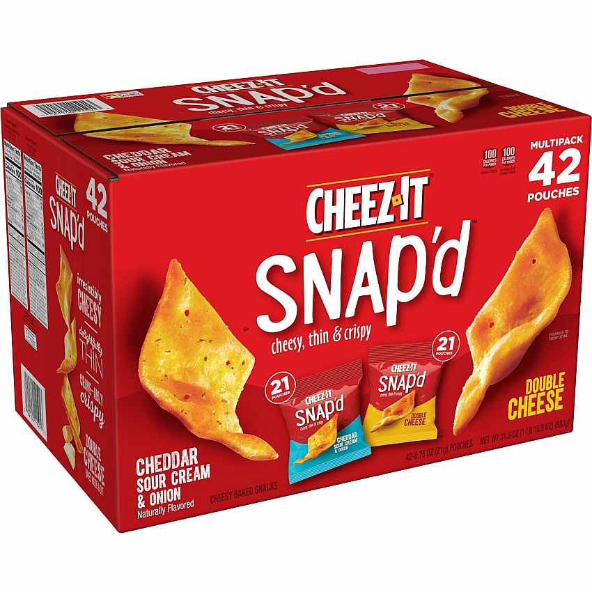 Cheez-It Snap'd Baked Cheese Variety Pack (KEB11500)