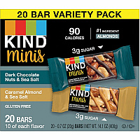 KIND Minis Nuts & Sea Salt Nut Bars Variety (KND27964)