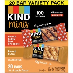 KIND Peanut Butter Variety Pack Mini Snack Bars (27967)