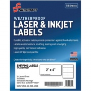 Skilcraft Laser/Inkjet Weatherproof Mailing Labels (6736220)