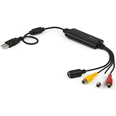 StarTech Usb Video Capture Adapter - S Video / Composite To Usb 2.0 Video Capture Cable With Twain Support - Analog To Digital Converter - Windows Only (SVID2USB232)