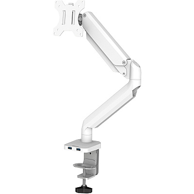 Fellowes Platinum Series Single Monitor Arm - White (FEL8056201)
