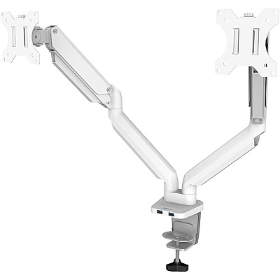 Fellowes Platinum Series Dual Monitor Arm - White (FEL8056301)