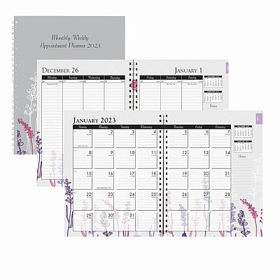 House of Doolittle Wild Flower Weekly/Monthly Planner (HOD28774)