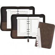 AT-A-GLANCE Brown Portable Zipcase Binder Set (033014004)