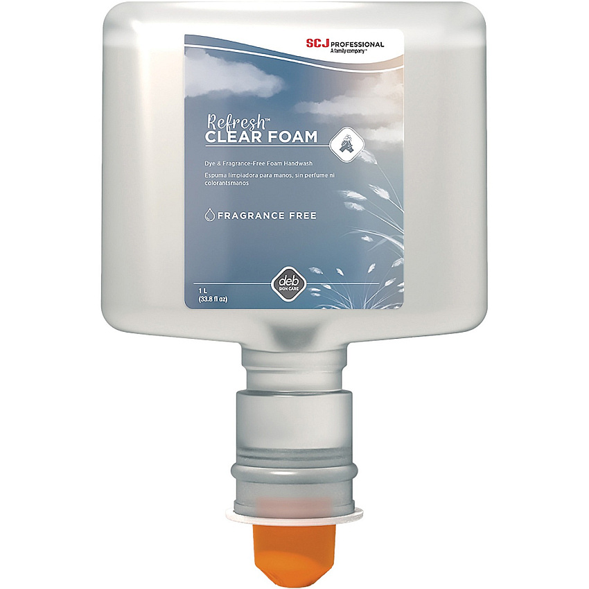 SC Johnson Hypoallergenic Foam Hand Soap (SJNCLR120TF)